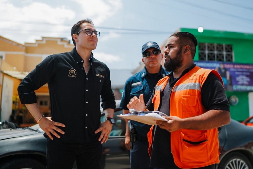 Supervisan instalación de nuevas cámaras de videovigilancia en Pachuca