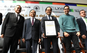 Congreso entrega distinci&oacute;n &ldquo;La Mina del Tiempo&rdquo; al ingeniero Jaime Jes&uacute;s Asturiano Hern&aacute;ndez