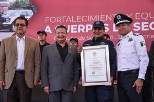 Contribuye SSPH con proceso de dignificación de cuerpos policiales 