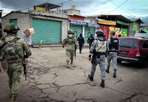 Refuerzan la seguridad en Pachuca con operativo conjunto en Gran Patio, Central de Abastos y Plaza Independencia