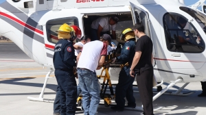 Traslado a&eacute;reo oportuno garantiza atenci&oacute;n especializada a paciente de la Huasteca