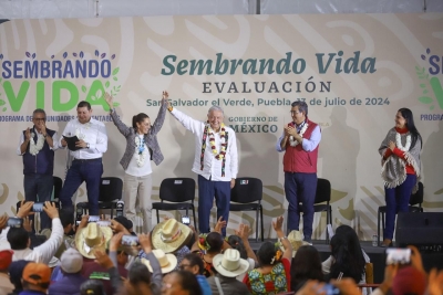El campo es parte de la transformación; 442 mil personas reciben Sembrando Vida