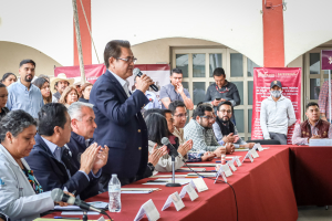 Nuestras peticiones son escuchadas&nbsp;y tienen respuesta en Santiago Tlapacoya: pobladores