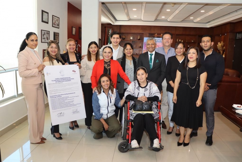 Firma CDHEH y Gobierno de Tulancingo compromiso por los derechos humanos