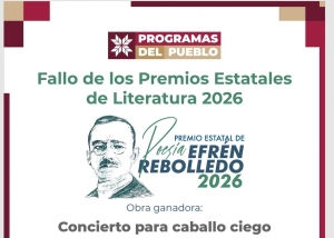 Gobierno de Hidalgo reconoce el talento literario