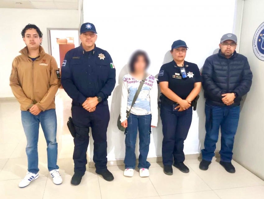 Atención oportuna a reporte permite a Policía de Pachuca localizar a adolescente