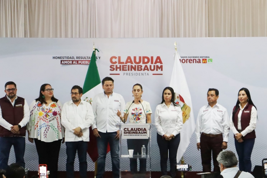 En su visita a Hidalgo, Claudia Sheinbaum propuso solución al tema del agua y comparte propuestas para los hidalguenses