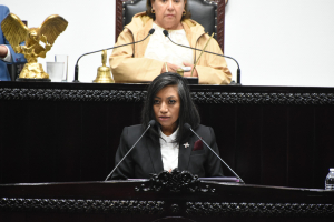 Lyzbeth Robles presenta avances en movilidad&nbsp;y transporte ante la LXVI Legislatura