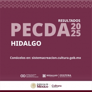 &nbsp;Anuncian ganadores del PECDA Hidalgo 2025