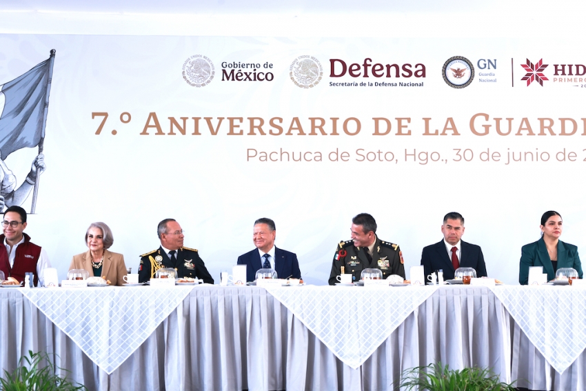 Gobierno de Hidalgo refrenda coordinación con la Guardia Nacional para fortalecer la paz y la seguridad
