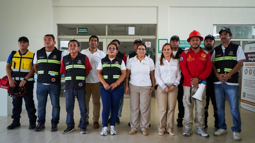 Huejutla fortalece la cultura de la prevención con el Primer Simulacro Nacional 2026