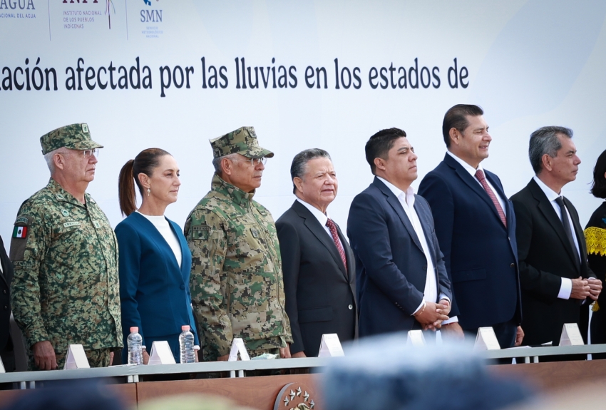 Hidalgo reafirma su gratitud al Ejército y la Marina por su labor en la atención de emergencias