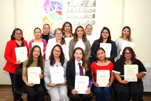 Concluye CDHEH Diplomado en Derechos Humanos y G&eacute;nero