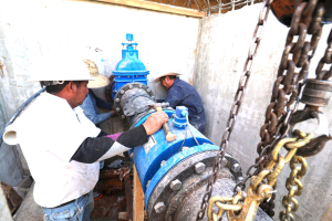 Avanza proyecto de modernización en la red hidráulica de la Zona Metropolitana de Pachuca