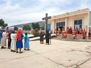 Conmemoran Viernes Santo en Ceresos de Hidalgo