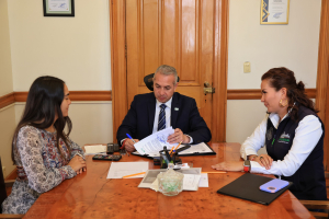 Pachuca firma convenio de colaboración a favor del desarrollo sostenible