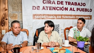 Titular de Sectur realiza gira por la Huasteca hidalguense