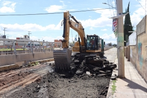 SIPDUS inicia pavimentaci&oacute;n del bulevar Colonias-Santa Catarina