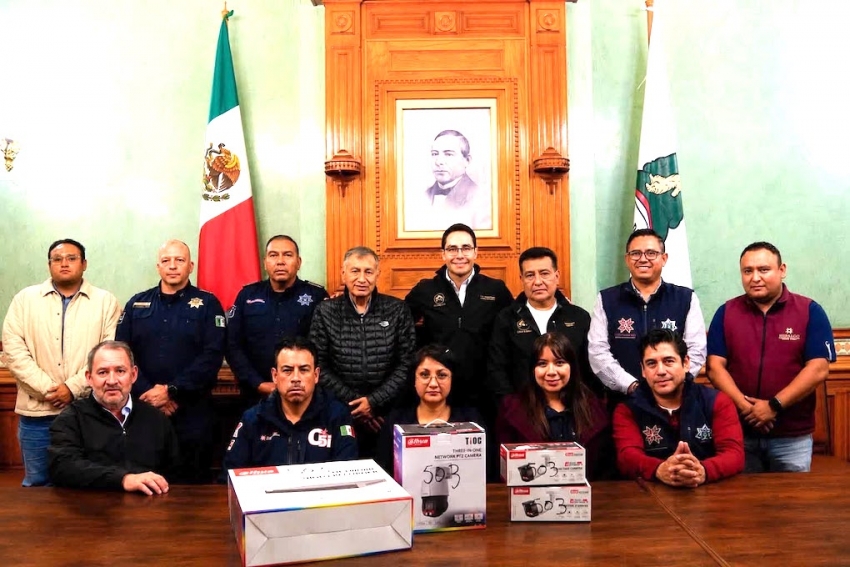 Con 556 cámaras, Jorge Reyes fortalece la capacidad de vigilancia en Pachuca