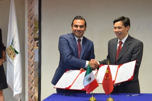 En Firma Tula y la ciudad China de Shaoxing, carta de intenci&oacute;n para cooperaci&oacute;n mutua