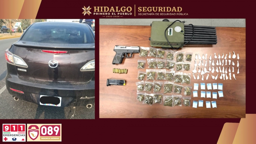 Mediante videovigilancia, SSPH asegura a cuatro implicados en robo de vehículo