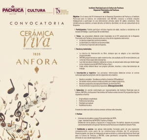“Cerámica Viva: 15 años de música y comunidad”