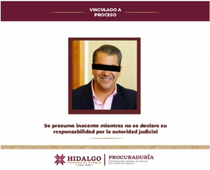 Por el delito de peculado, vinculan a proceso a Eleazar Garc&iacute;a S&aacute;nchez, ex edil de Pachuca