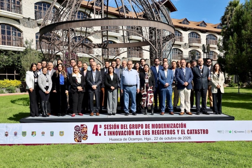 Hidalgo fortalece su liderazgo en modernización catastral