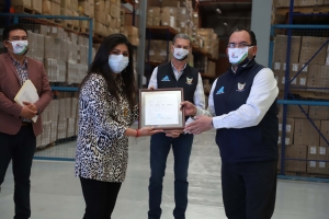 RECIBE LICENCIA SANITARIA DE OPERACI&Oacute;N EL ALMAC&Eacute;N CENTRAL DE LA SSH, VALIDADO POR LA COFEPRIS