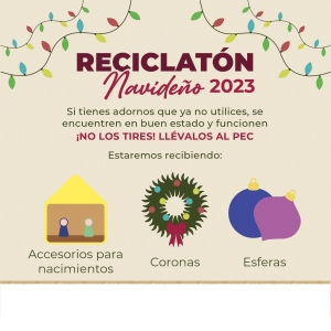 Realizan acopio de adornos navide&ntilde;os para Parque Ecol&oacute;gico Cubitos&nbsp;