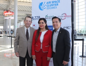 Hidalgo, Edomex y CDMX se asocian para impulsar cl&uacute;ster aeroespacial metropolitano