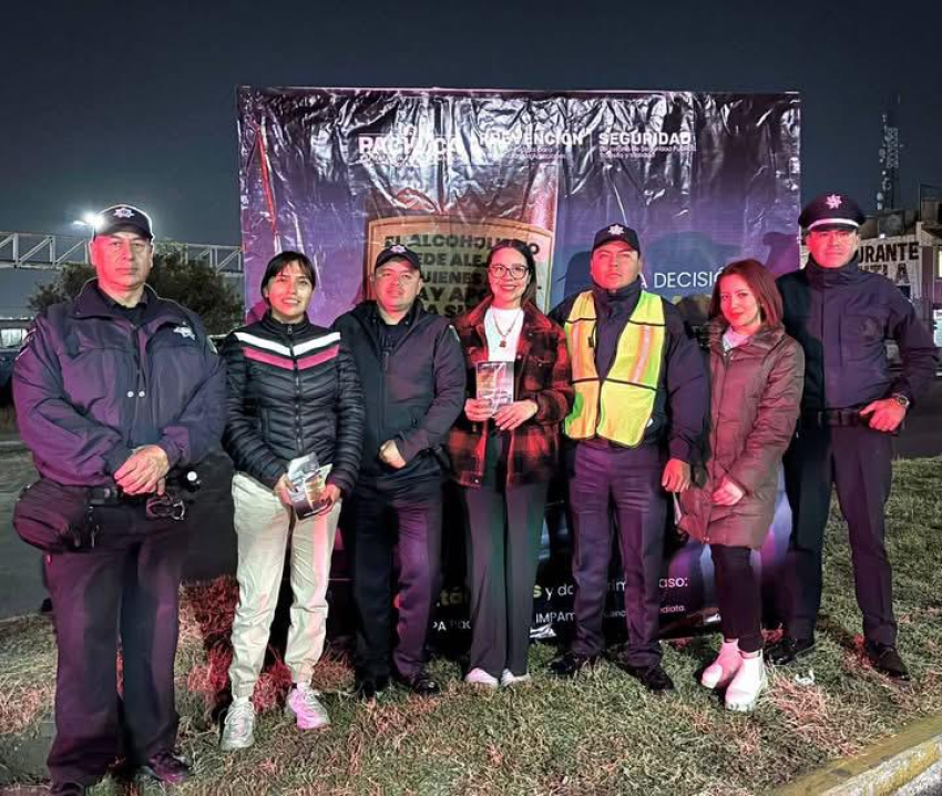 El Instituto Municipal para la Prevención de Adicciones de Pachuca y la Secretaría de Seguridad realizan campaña de concientización