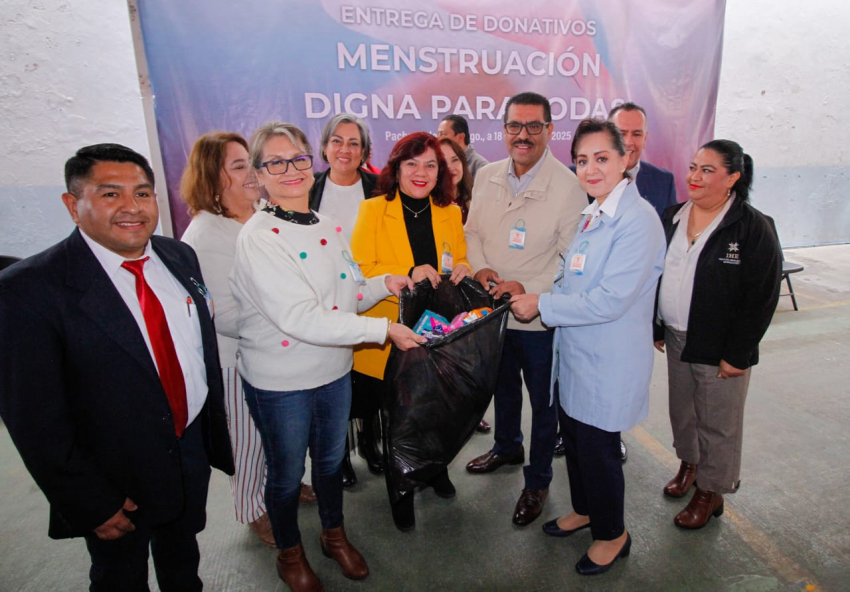  Entrega SEPH donativos del Proyecto Menstruación Digna