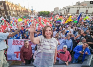 Un pa&iacute;s de oportunidades, propone X&oacute;chitl G&aacute;lvez en la ciudad de M&eacute;xico