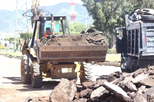 SIPDUS ejecuta trabajos en Avenida Universidad y Bulevar Felipe &Aacute;ngeles