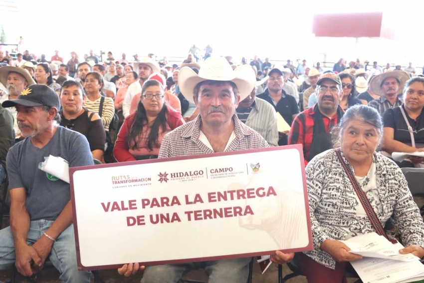 Refuerza Hidalgo autosuficiencia alimentaria en 24 municipios de diferentes regiones