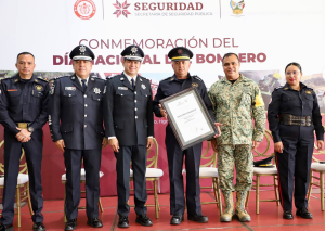 Guardia de honor y entrega de est&iacute;mulos&nbsp;durante el D&iacute;a del Bombero&nbsp;