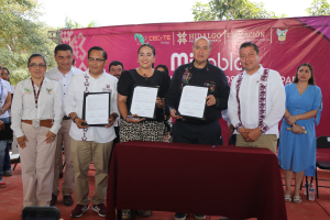 Firman convenio en la Huasteca para fortalecer CECyTEH